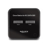 Delock M.2 Dockingstation für 2 x M.2 SATA SSD mit Klon Funktion