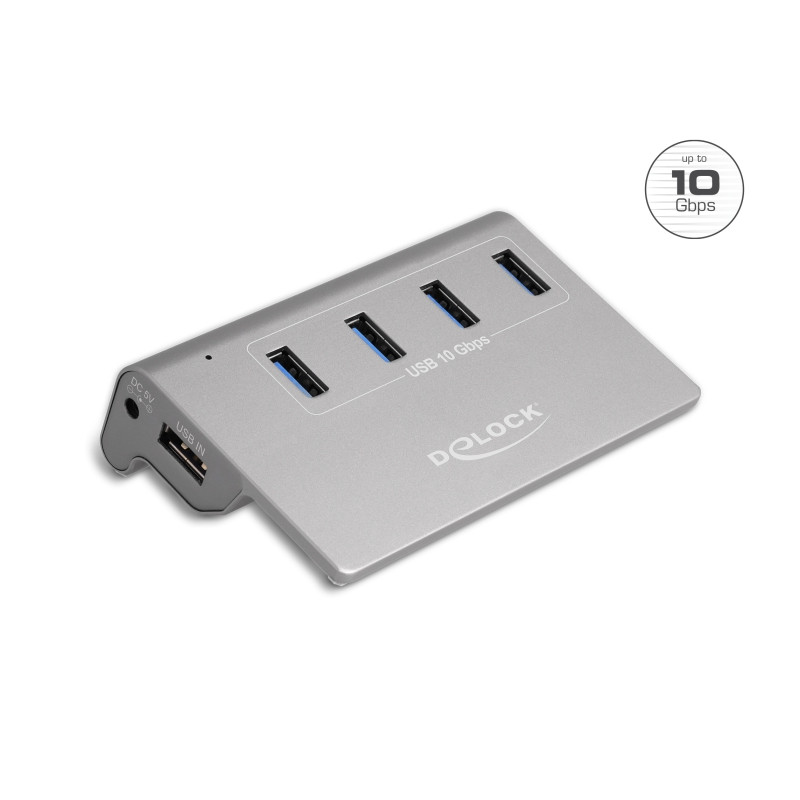 Delock USB 10 Gbps Hub mit 4 USB Typ-A Ports