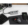 Delock USB 10 Gbps Hub mit 4 USB Typ-A Ports + 1 Schnellladeport inkl. Netzteil