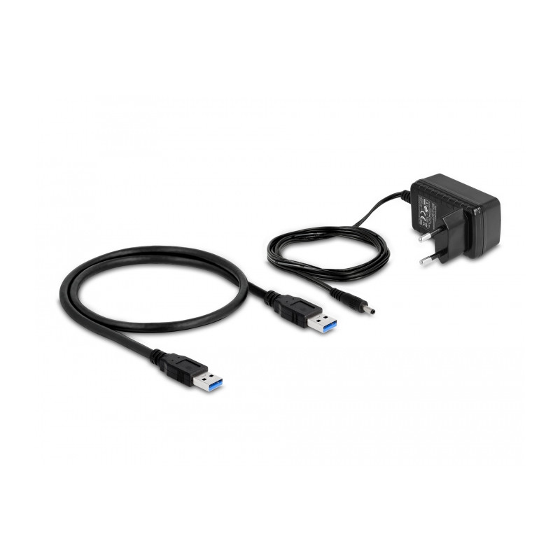 Delock USB 10 Gbps Hub mit 4 USB Typ-A Ports + 1 Schnellladeport inkl. Netzteil