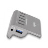 Delock USB 10 Gbps Hub mit 4 USB Typ-A Ports + 1 Schnellladeport inkl. Netzteil