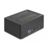Delock USB Dual Dockingstation für 2 x SATA HDD / SSD mit Klon Funktion und Card Reader + zusätzlichem USB Port