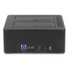 Delock USB Dual Dockingstation für 2 x SATA HDD / SSD mit Klon Funktion und Card Reader + zusätzlichem USB Port