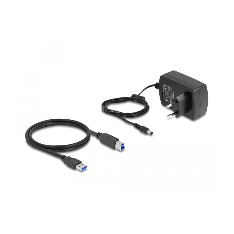Delock USB Dual Dockingstation für 2 x SATA HDD / SSD mit Klon Funktion und Card Reader + zusätzlichem USB Port