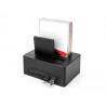 Delock USB Dual Dockingstation für 2 x SATA HDD / SSD mit Klon Funktion und Card Reader + zusätzlichem USB Port