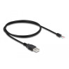 Delock Kabel USB 2.0 Typ-A Stecker zu 4 x offene Kabelenden 1 m schwarz