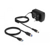 Delock USB Dual Dockingstation für 2 x SATA HDD / SSD mit Klon- und Löschfunktion