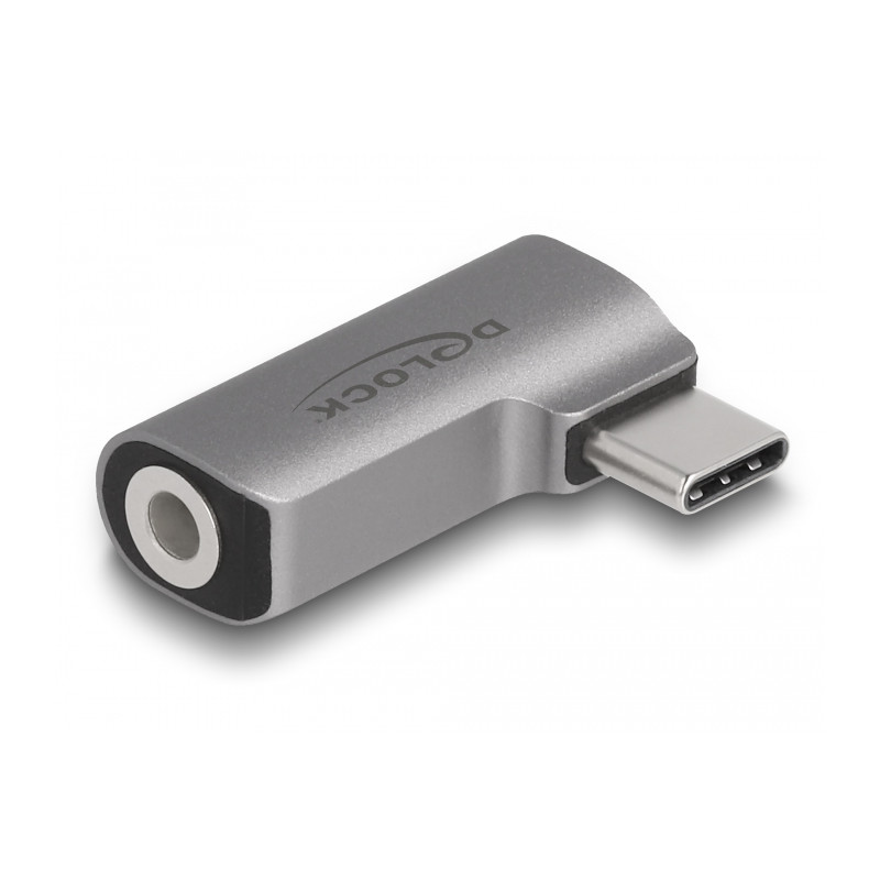 Delock Audio Adapter USB Type-C™ Stecker zu 3,5 mm 4 Pin Klinkenbuchse