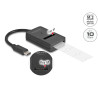 Delock Combo Konverter für M.2 NVMe PCIe oder SATA SSD mit USB Type-C™ 10 Gbps