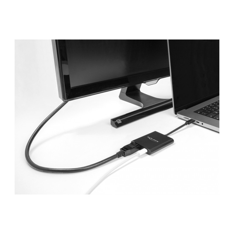Delock USB Type-C™ Adapter zu DisplayPort (DP Alt Mode) 8K mit HDR und Power Delivery 60 W
