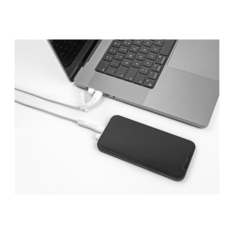 Delock Staubschutz für USB Type-C™ Stecker und Apple Lightning™ Stecker Set 2 Stück weiß