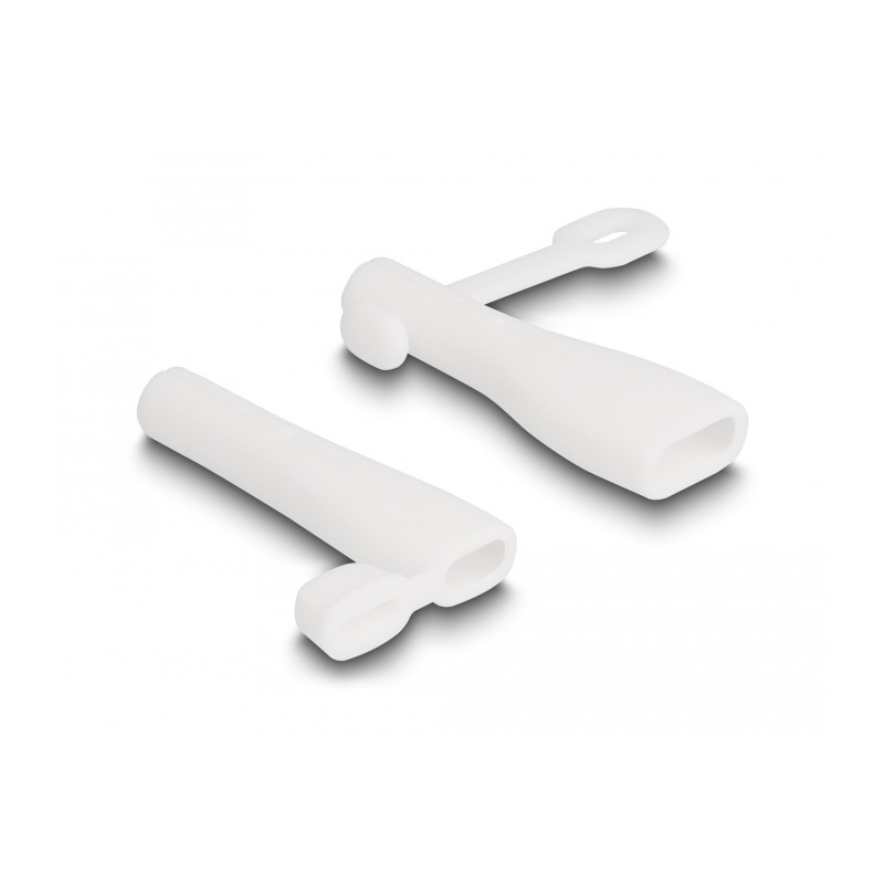 Delock Staubschutz für USB Typ-A Stecker und USB Type-C™ Stecker Set 2 Stück weiß
