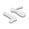 Delock Staubschutz für USB Typ-A Stecker und USB Type-C™ Stecker Set 2 Stück weiß