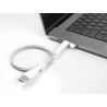 Delock Staubschutz für USB Typ-A Stecker und USB Type-C™ Stecker Set 2 Stück weiß