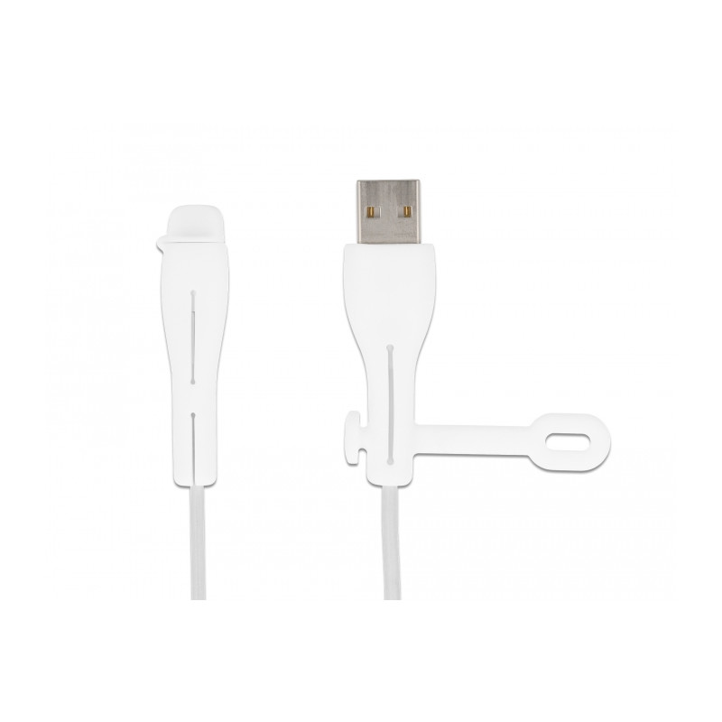 Delock Staubschutz für USB Typ-A Stecker und USB Type-C™ Stecker Set 2 Stück weiß