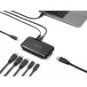 Delock 7 Port USB 3.2 Gen 2 Hub mit 4 USB Typ-A und 3 USB Type-C™ Ports