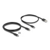 Delock USB-C™ KVM Switch zu HDMI 8K 60 Hz mit USB 2.0