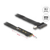 Delock M.2 Key M zu U.2 SFF-8639 NVMe Adapter mit 20 cm Kabel