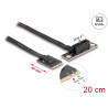 Delock M.2 Key A+E zu PCIe x1 NVMe Adapter gewinkelt mit 20 cm Kabel