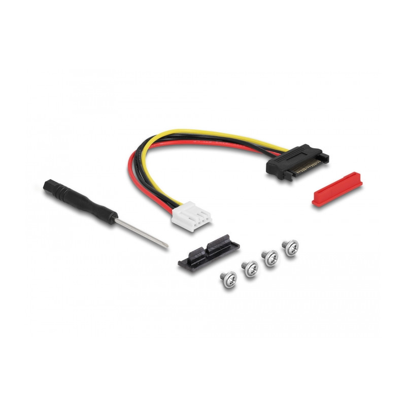 Delock M.2 Key A+E zu PCIe x1 NVMe Adapter gewinkelt mit 20 cm Kabel