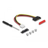 Delock M.2 Key A+E zu PCIe x1 NVMe Adapter gewinkelt mit 20 cm Kabel