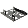 Delock Einbaurahmen 3.5″ - 2 x 2.5″ HDD