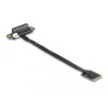 Delock M.2 Key A+E zu PCIe x4 NVMe Adapter gewinkelt mit 20 cm Kabel