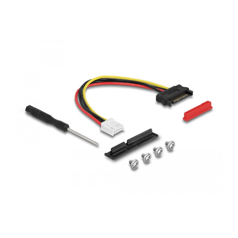Delock M.2 Key A+E zu PCIe x4 NVMe Adapter gewinkelt mit 20 cm Kabel