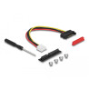Delock M.2 Key A+E zu PCIe x4 NVMe Adapter gewinkelt mit 20 cm Kabel
