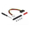 Delock M.2 Key A+E zu PCIe x8 NVMe Adapter gewinkelt mit 20 cm Kabel