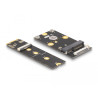 Delock Konverter M.2 Key B+M Stecker zu 1 x Mini PCIe Slot half size / full size mit flexiblem Kabel