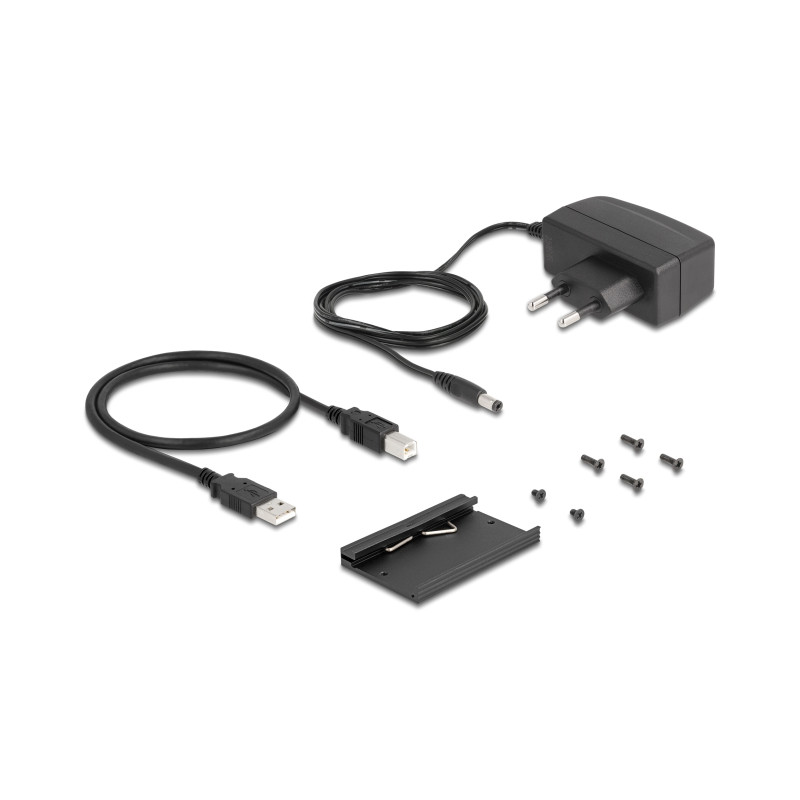 Delock 4 Port USB 2.0 Isolator Hub mit 5 kV Isolation für Datenleitung