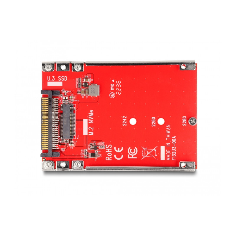 Delock 2.5″ Konverter U.3 SFF-8639 zu M.2 NVMe Key M - 7 mm