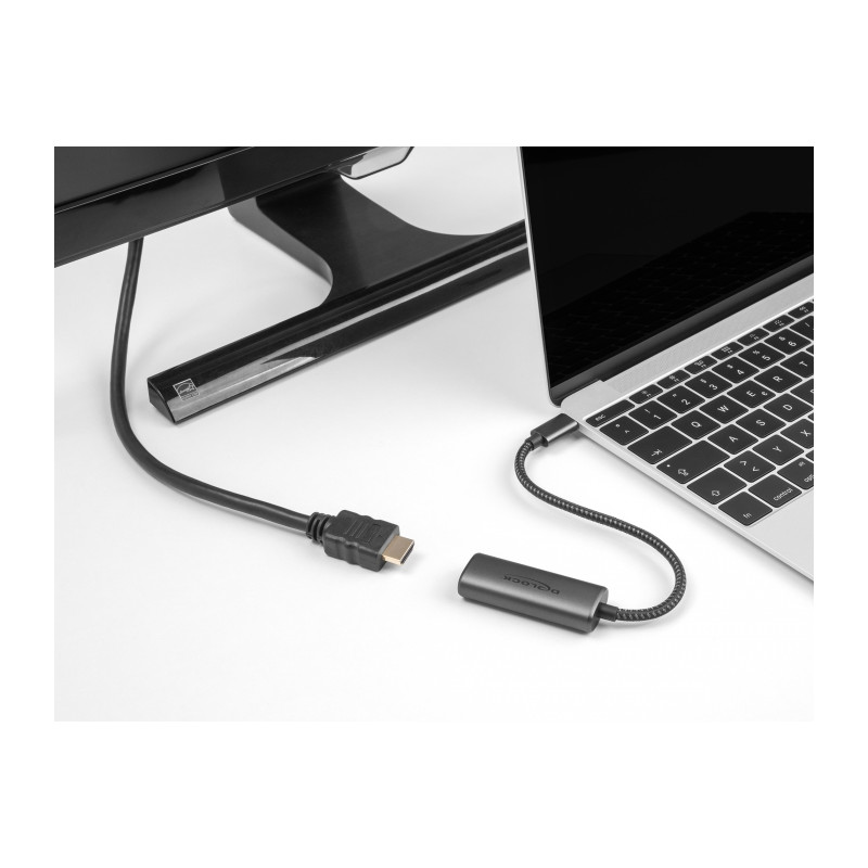 Delock USB Type-C™ Adapter zu HDMI (DP Alt Mode) 8K mit HDR Funktion Aluminium