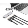Delock USB 10 Gbps USB Type-C™ Hub mit 2 x USB Typ-A und 2 x USB Type-C™ mit 35 cm Anschlusskabel