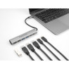 Delock 6 Port USB Hub mit 4 x USB Typ-A Buchse und 2 x USB Type-C™ Buchse