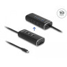 Delock 3 Port USB 10 Gbps Hub inklusive SD und Micro SD Card Reader mit USB Type-C™ Anschluss 60 cm Kabel und Schalter für jeden