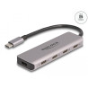 Delock USB 5 Gbps 4 Port USB Type-C™ Hub mit USB Type-C™ Anschluss