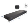 Delock 19″ Industrie Hub 10 x USB 10 Gbps Typ-A