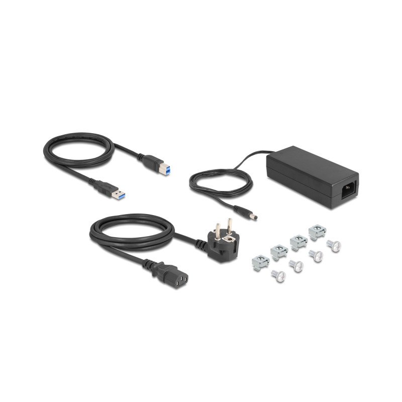 Delock 19″ Industrie Hub 10 x USB 10 Gbps Typ-A