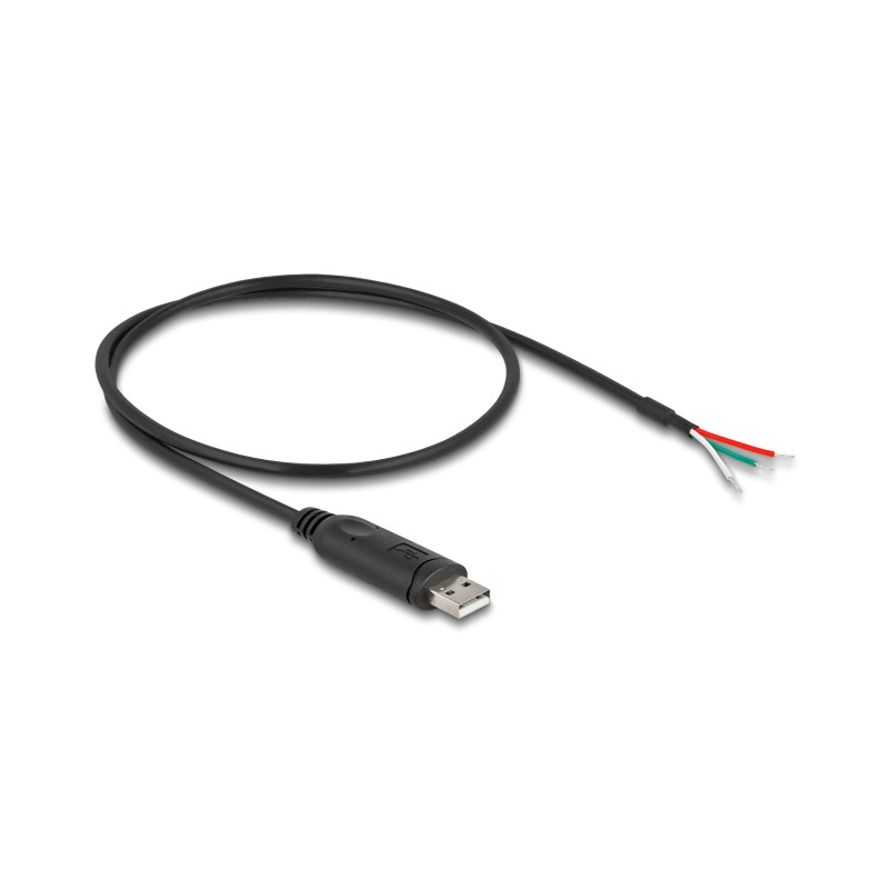 Delock Adapterkabel USB 2.0 Typ-A zu seriell RS-485 3 x offene Kabelenden 0,5 m