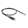 Delock Adapterkabel USB 2.0 Typ-A zu seriell RS-485 3 x offene Kabelenden 0,5 m