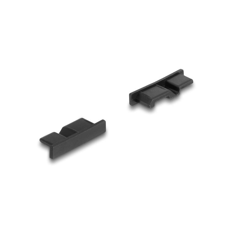 Delock Staubschutz für USB 3.0 Typ Micro-B Buchse ohne Griff 10 Stück schwarz