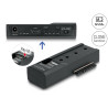 Delock USB Type-C™ Konverter für 1 x M.2 NVMe SSD + 1 x SATA SSD / HDD mit Klon Funktion