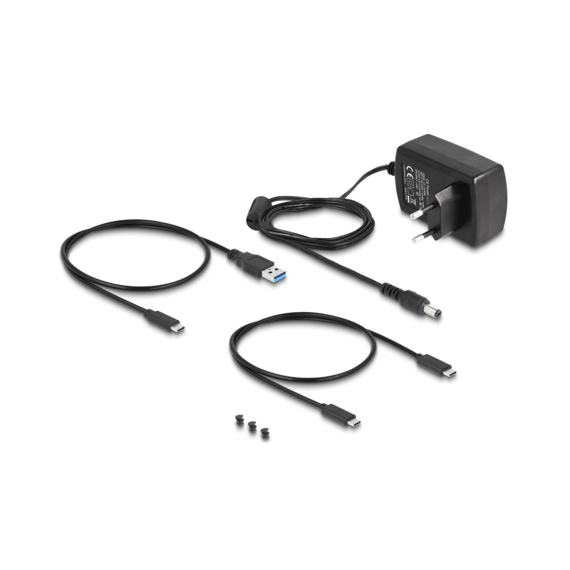 Delock USB Type-C™ Konverter für 1 x M.2 NVMe SSD + 1 x SATA SSD / HDD mit Klon Funktion