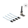 Delock M.2 2242 Key B+M Kontroller zu 4 x SATA mit 1 m Kabel