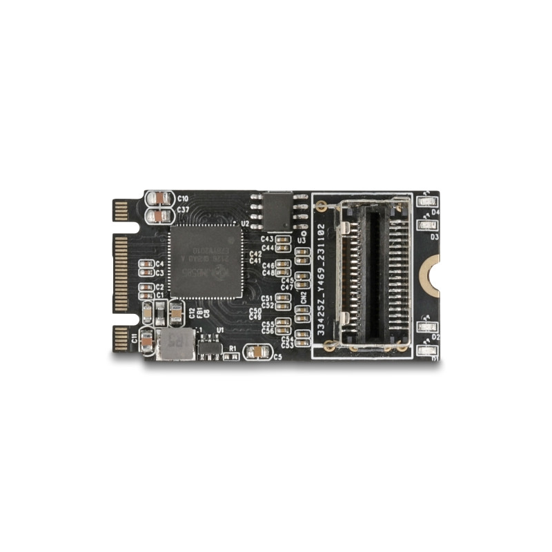 Delock M.2 2242 Key B+M Kontroller zu 4 x SATA mit 1 m Kabel