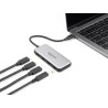 Delock USB 10 Gbps USB Type-C™ Hub mit 4 x USB Type-C™ Buchse und PD 85 Watt