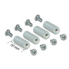 Delock Befestigungsset M2.5 Abstandhalter 6-Kant Innen/Innen 10 mm für Raspberry Pi