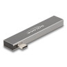 Delock 3 Port Slim USB Hub mit USB Type-C™ zu 1 x USB 10 Gbps USB Typ-A + 2 x USB 2.0 Typ-A
